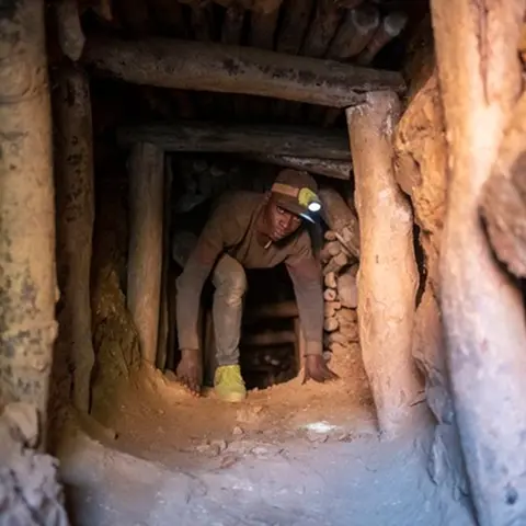 Artisanal miner in the DRC