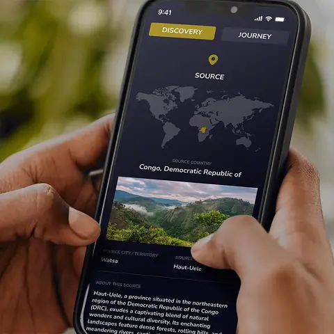 GoldChain platform on mobile